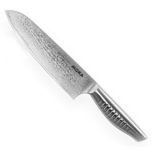 Nůž Santoku 180mm - Suncraft MOKA vg-10 Damascus, japonský kuchyňský nůž