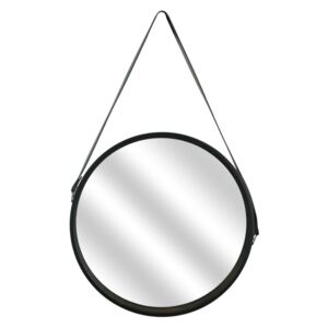 Zrcadlo Rouno kulaté 40cm černé