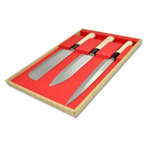 Sada nožů - box 3 ks Sekyriu Japan