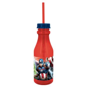 Láhev s brčkem Avengers 500 ml DISNEY