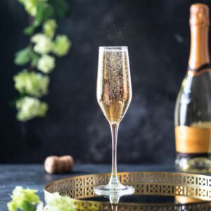 Sada 6 sklenic na šampaňské Celeste Golden Chameleon 160 ml LUMINARC