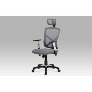 Otočná kancelářská židle v šedé barvě KA-H104 GREY