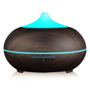 GoldSun Aroma Difuzér \"Easy Home 300ml\" osvěžovač a zvlhčovač vzduchu - Tmavé dřevo