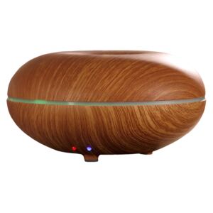 GoldSun Aroma Difuzér \"Donut 160ml\" osvěžovač a zvlhčovač vzduchu - Světlé dřevo