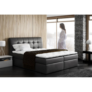 Čalouněná postel AMIGO + topper, 180x200, madryt 1100