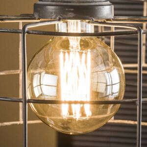 LED stmívatelná zatónovaná žárovka E27 - koule Ø 9,5 cm Amber glass