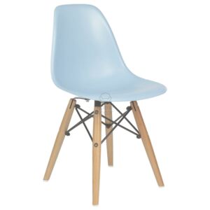 Elisdesign Dětská židlička Milano barevná barva: pastelově modrá