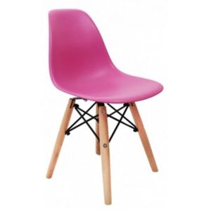 Elisdesign Dětská židlička Milano barevná barva: růžová