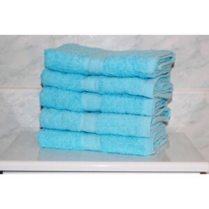 Froté ručník CRYSTAL - tyrkysový 48 x 88 cm