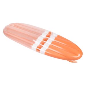 Oranžovo-růžové nafukovací lehátko Sunnylife Surfboard