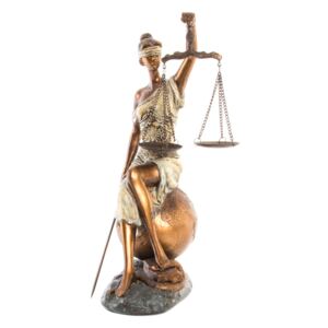 Socha "LADY OF JUSTICE" 17x15x35cm-resin