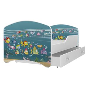 Dětská postel Jan - rybičky