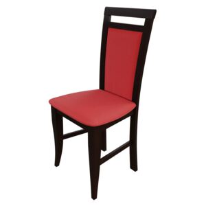 Židle JK37, Barva dřeva: ořech, Potah: ekokůže Soft 010