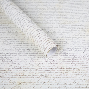 Balicí papír, motiv písmo