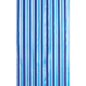 Aqualine Sprchový závěs 180x180cm, vinyl, modrá, pruhy, ZV011