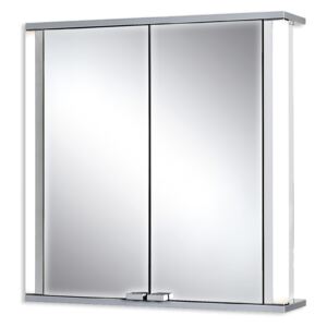 JOKEY MARNO Zrcadlová skříňka - bílá, hrany aluminium