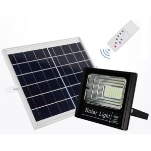 SOLAR SH63 Solární reflektor zahradní 40W, dálkový ovladač (Solární zahradní svítidlo)