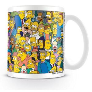 Bílý keramický hrnek The Simpsons|Simpsnovi: Characters (objedm 315 ml)