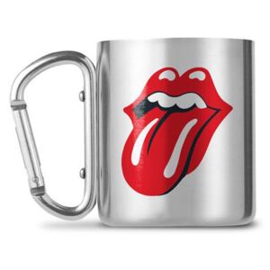 Kovový hrnek s karabinou Rolling Stones: Tongue (objem 240 ml)