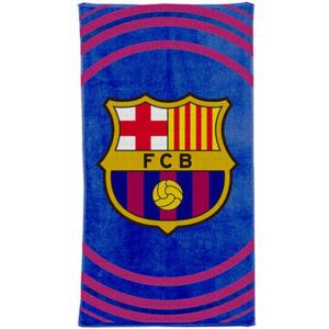 Osuška ručník FC Barcelona: Pulse (70 x 140 cm) modrá bavlna