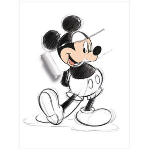 Obraz na plátně Mickey Mouse: Torn Sketch (60 x 80 cm)