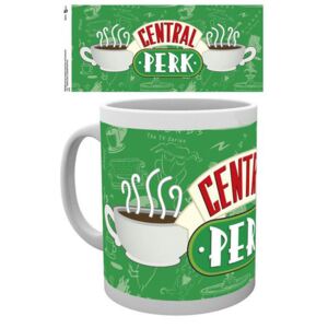 Keramický hrnek Friends|Přátelé: Central Perk (objem 300 ml) bílý