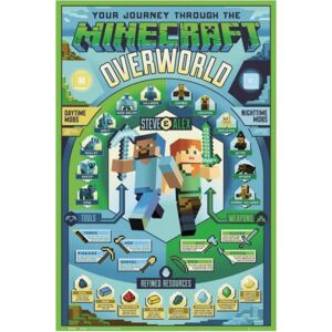 Plakát Minecraft: Overwold Viome (61 x 91,5 cm)