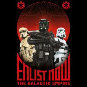 Plakát Star Wars|Hvězdné Války Rogue One: Enlist Now (61 x 91,5 cm)