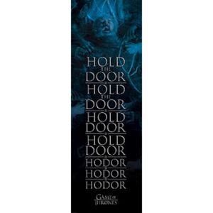 Plakát na dveře Game of Thrones: Hold the Door Hodor (53 x 158 cm)