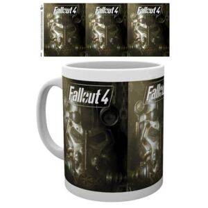 Keramický hrnek Fallout 4: Mask (objem 300 ml) bílý