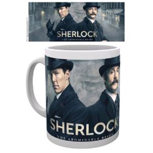 Keramický hrnek Sherlock: Victorian (objem 300 ml) bílý
