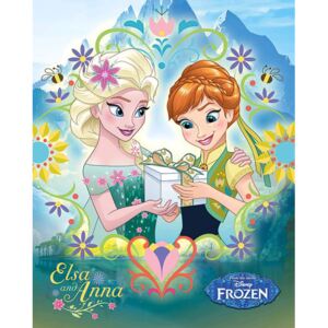 Plakát Disney|Frozen|Ledové království: Anna a Elsa (40 x 50 cm)