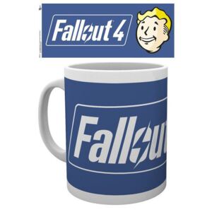 Keramický hrnek Fallout 4: Logo (objem 300 ml) bílý