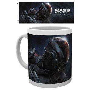 Keramický hrnek Mass Effect Andromeda: Key Art (objem 300 ml) bílý