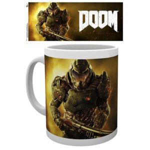 Keramický hrnek Doom: Marine (objem 300 ml) bílý