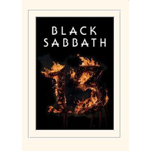 Plakát v rámu Black Sabbath: 13 (30 x 40 cm)