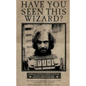 Plakát Harry Potter: Wanted Sirius Black (61 x 91,5 cm)