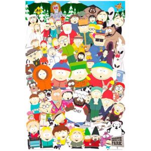 Plakát South Park: Cast (61 x 91,5 cm) 150 g