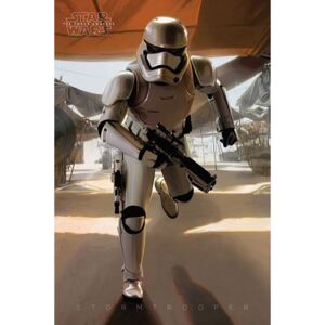 Plakát Star Wars|Hvězdné války VII: Stormtrooper Running (61 x 91,5 cm)