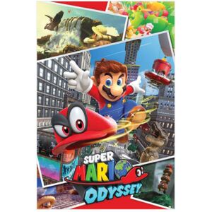 Plakát Super Mario: Collage (61 x 91,5 cm)