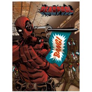 Obraz na plátně Marvel|Deadpool: Bang (60 x 80 cm)