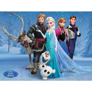 Obraz na plátně Frozen|Ledové Království: Group French (60 x 80 cm)