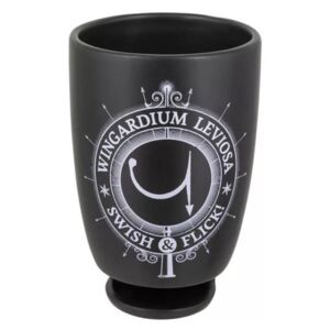 Černý levitující keramický hrnek Harry Potter: Wingardium Leviosa (objem 320 ml)