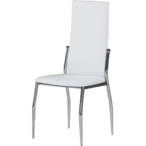 Židle v jednoduchém moderním provedení bílá SOLANA
