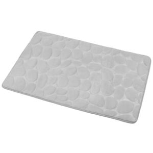 Aqualine - Koupelnová předložka, 50x80 cm, 100% mikrovlákno, protiskluz, šedá, KA1141