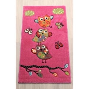 MERINOS Dětský kusový koberec Diamond Kids 793/55 Pink Rozměry: 80 x 150