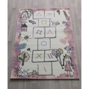 BERFIN Dětský kusový koberec Smart Kids 22923/Pink Rozměry: 120 x 180