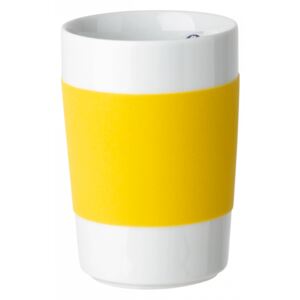 Kahla - Velký pohár se žlutým pásem Kahla touch! 350 ml (K100107)