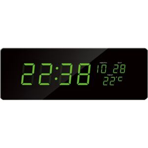 LED digitální hodiny s datem a teplotou JVD DH2.1 zelená čísla
