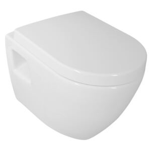 Aqualine Nera WC závěsné 35,5x50 cm, bílá, NS952